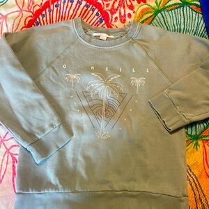 O'Neill girls large Palm tree sweatshirt